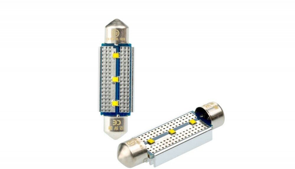 Светодиодные лампы Optima Premium C5W Festoon 42 мм. Philips chip CAN BUS 5100K 12V