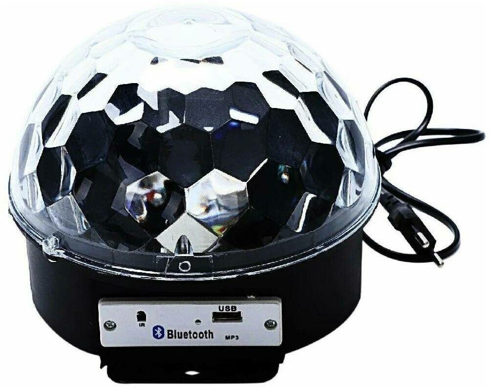 Диско шар-проектор детский со светомузыкой и bluetooth - фотография № 3