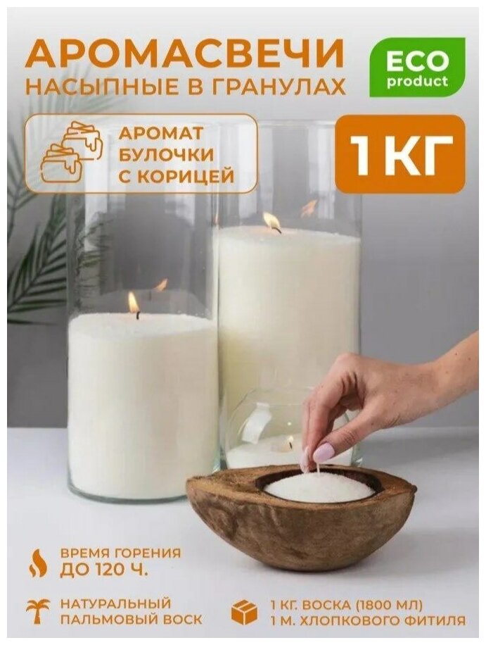 Насыпная Свеча Воск гранулы для свечи ароматизированные 1 кг 