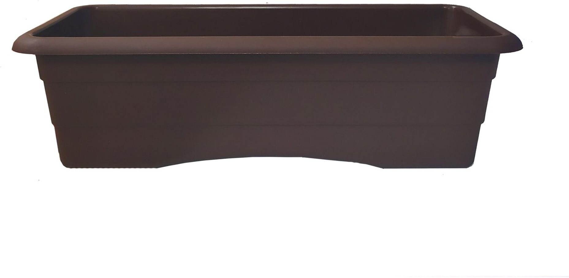 фото Ящик балконный GARDENPLAS шоколад 48 см