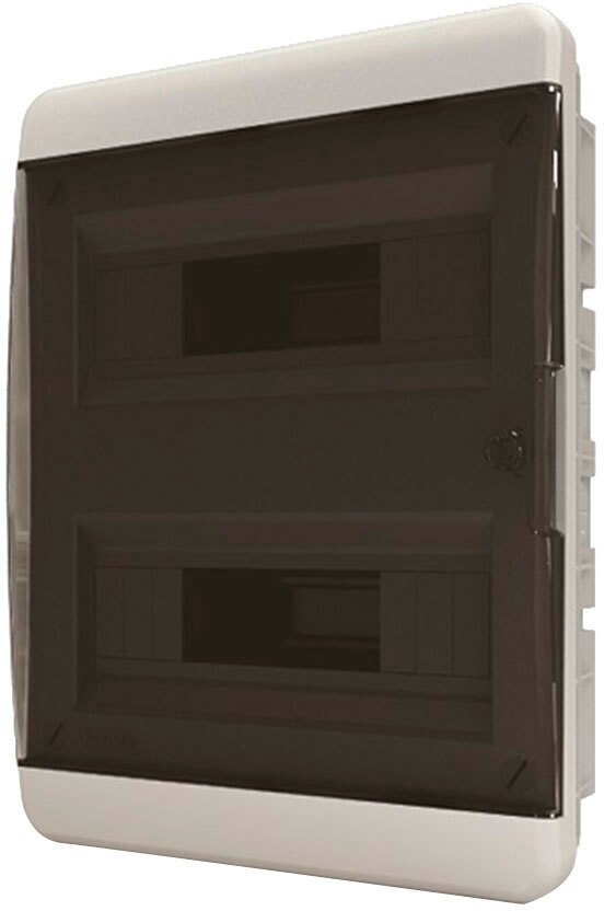 Щит распределительный встраиваемый ЩРВ-П-24 IP41 пластиковый прозрачная дверь