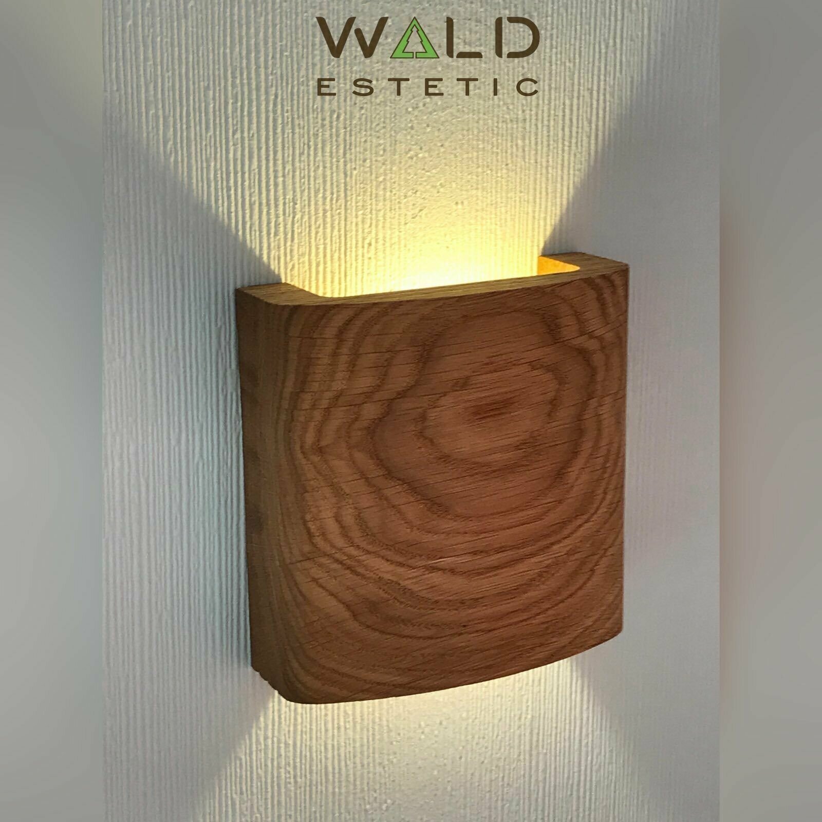 Светильник настенный из дерева HILD от Wald Estetic