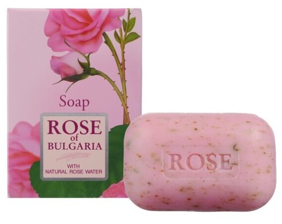 Мыло с частичками лепестков роз Rose OF Bulgaria , 100 г