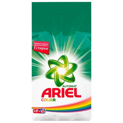 фото Стиральный порошок Ariel Color (автомат) 3 кг пластиковый пакет