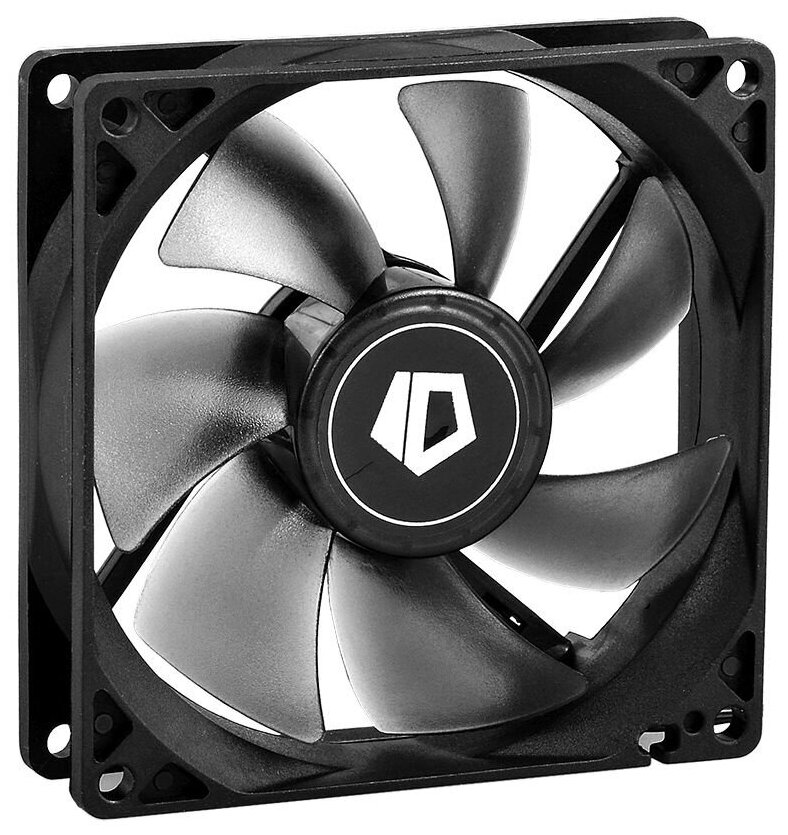 Вентилятор ID-Cooling NO-9225-SD 90x90mm черный 3-pin 29dB 70gr Ret