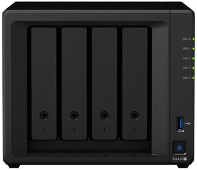 Сетевое хранилище Synology DS420+ черный