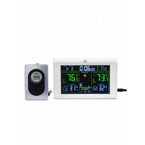 Часы электронные с метеостанцией с беспроводным внешним датчиком 167х112х23 см 497400₽