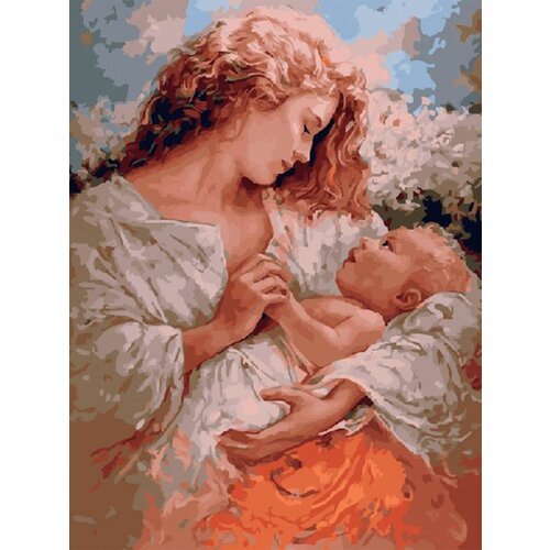 Картина по номерам Мама и младенец 40х50 см Hobby Home картина по номерам мать и младенец 40х50 см