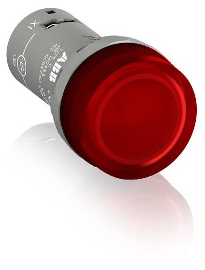 CL2-523R Лампа красная со встроенным светодиодом 230В AC ABB, 1SFA619403R5231