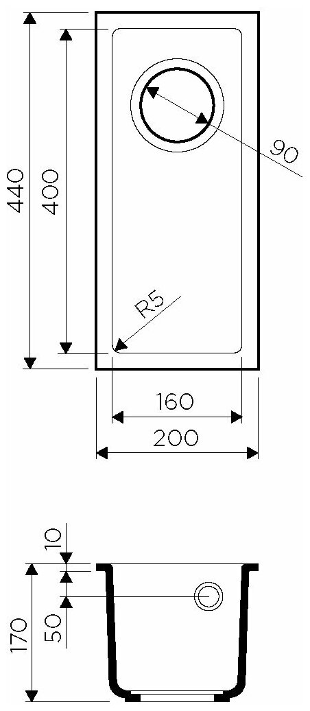 Мойка Omoikiri BOSEN 20-U EV - фотография № 4