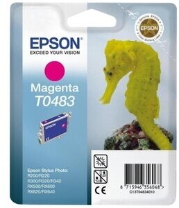 Картридж Epson T0483 Magenta пурпурный C13T04834010