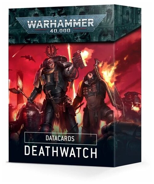 Датакарты Deathwatch для настольной игры Warhammer 40000 девятой редакции - на английском языке