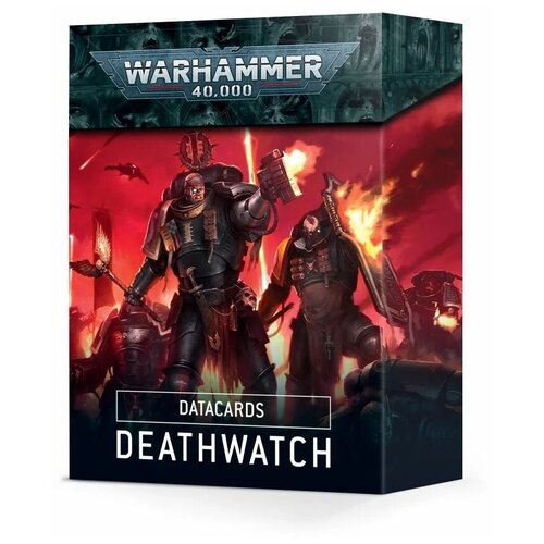 Датакарты Deathwatch для настольной игры Warhammer 40000 девятой редакции - на английском языке аксессуар для warhammer games workshop codex space marines 2017