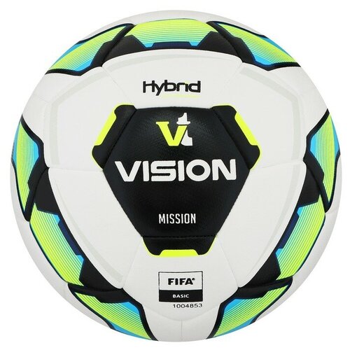 Vision Мяч футбольный VISION Mission, PU, гибридная сшивка, 32 панели, размер 4