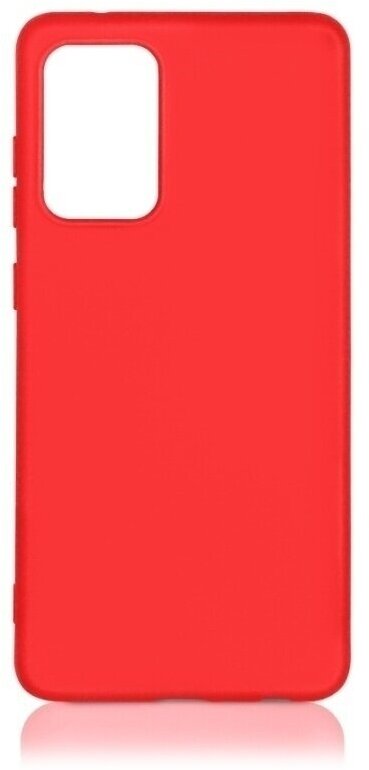 Чехол-накладка с микрофиброй для Samsung Galaxy A72 SM-A725F (red) DF - фото №13