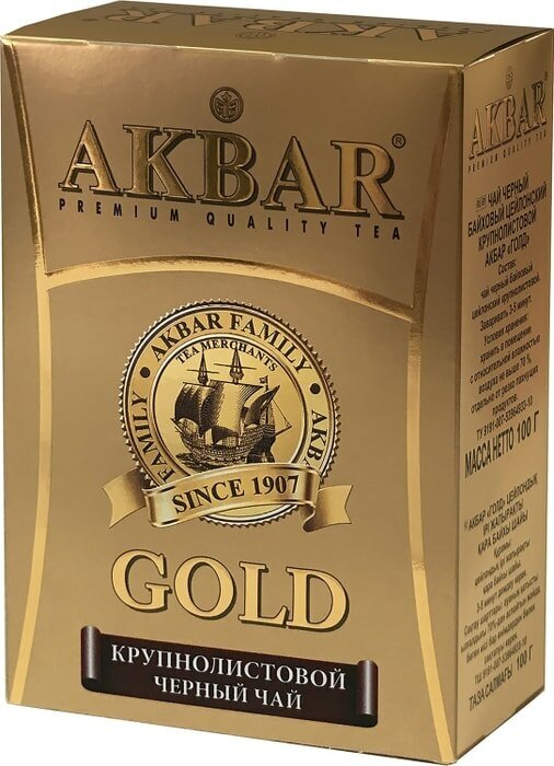 Чай черный Akbar Gold 100г