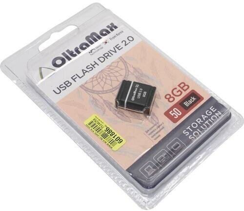 Флешка Oltramax OM-8GB-50-Black 8 Гб Black