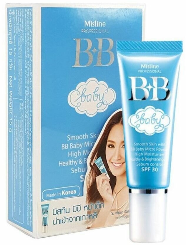 Mistine BB-крем для лица / Professional BB Baby Face, 15 мл