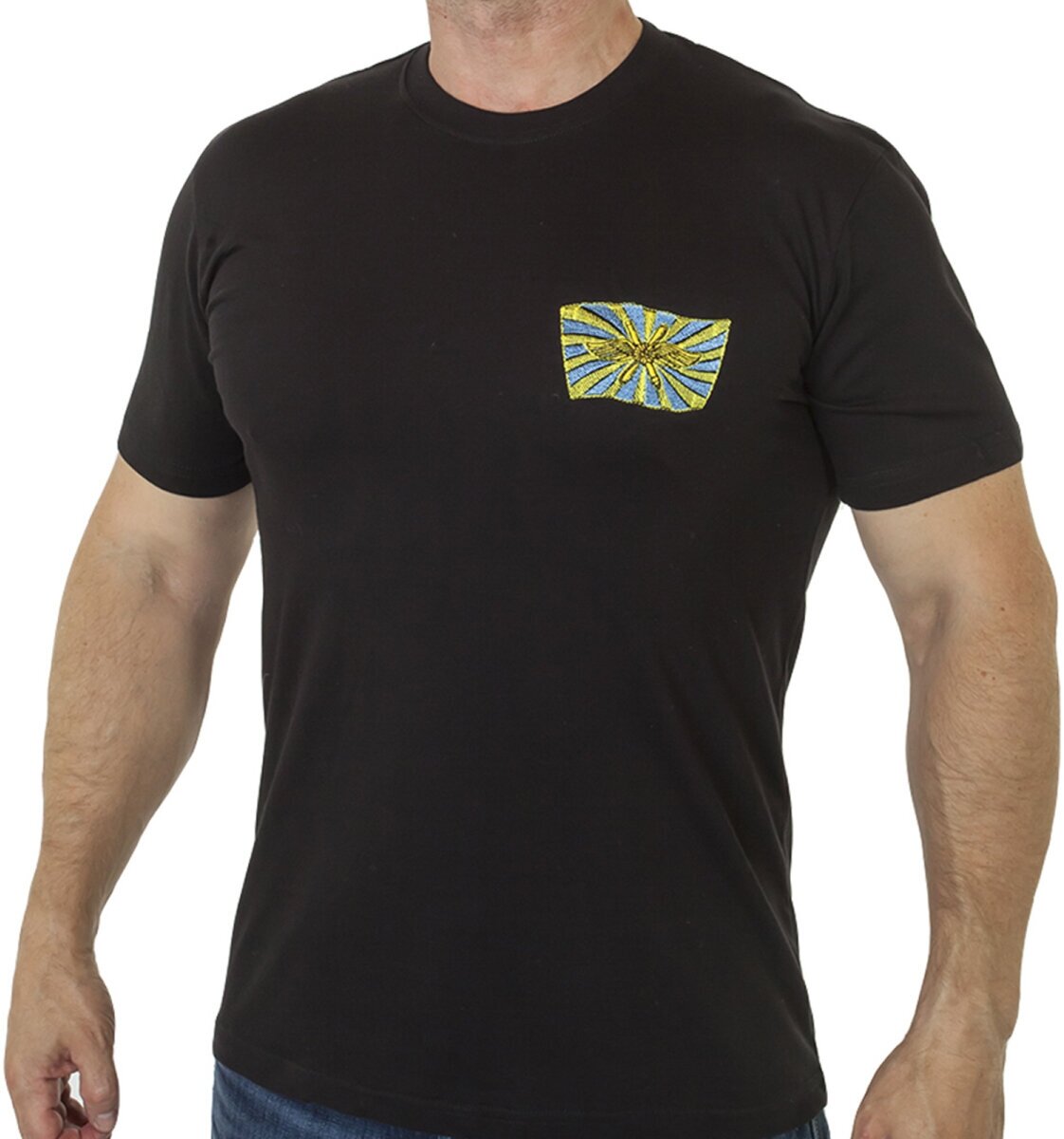 Футболка ВОЕНПРО, размер 54 (2XL), черный