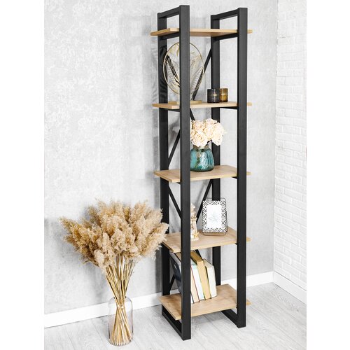 Стеллаж в стиле Лофт, стеллаж этажерка для книг