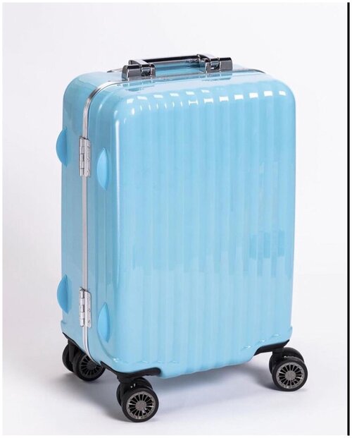 Умный чемодан Ambassador, 53 л, размер M, синий