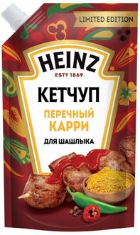 Стоит ли покупать Кетчуп Heinz Перечный карри для шашлыка, 320 г? Отзывы на Яндекс Маркете