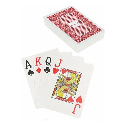 Игральные карты пластиковые 54 шт., профессиональные для покера Poker Club