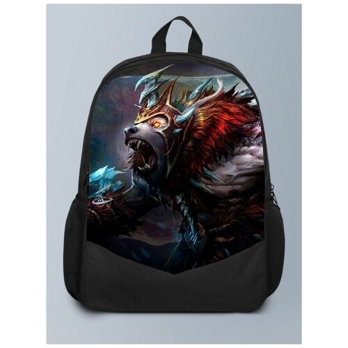 фото Черный рюкзак с принтом игра дота dota, moba - 159 brutbag