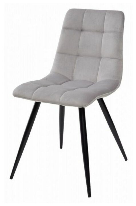 Комплект из 2-х стульев TERAMO UF910-02 LIGHT GREY, велюр — фото 1