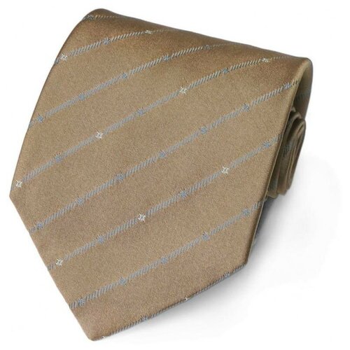 Коричнево-бежевый галстук с оригинальным дизайном Celine 851786