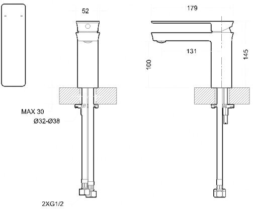 Смеситель Bravat Phillis F156101C для раковины - фото №7