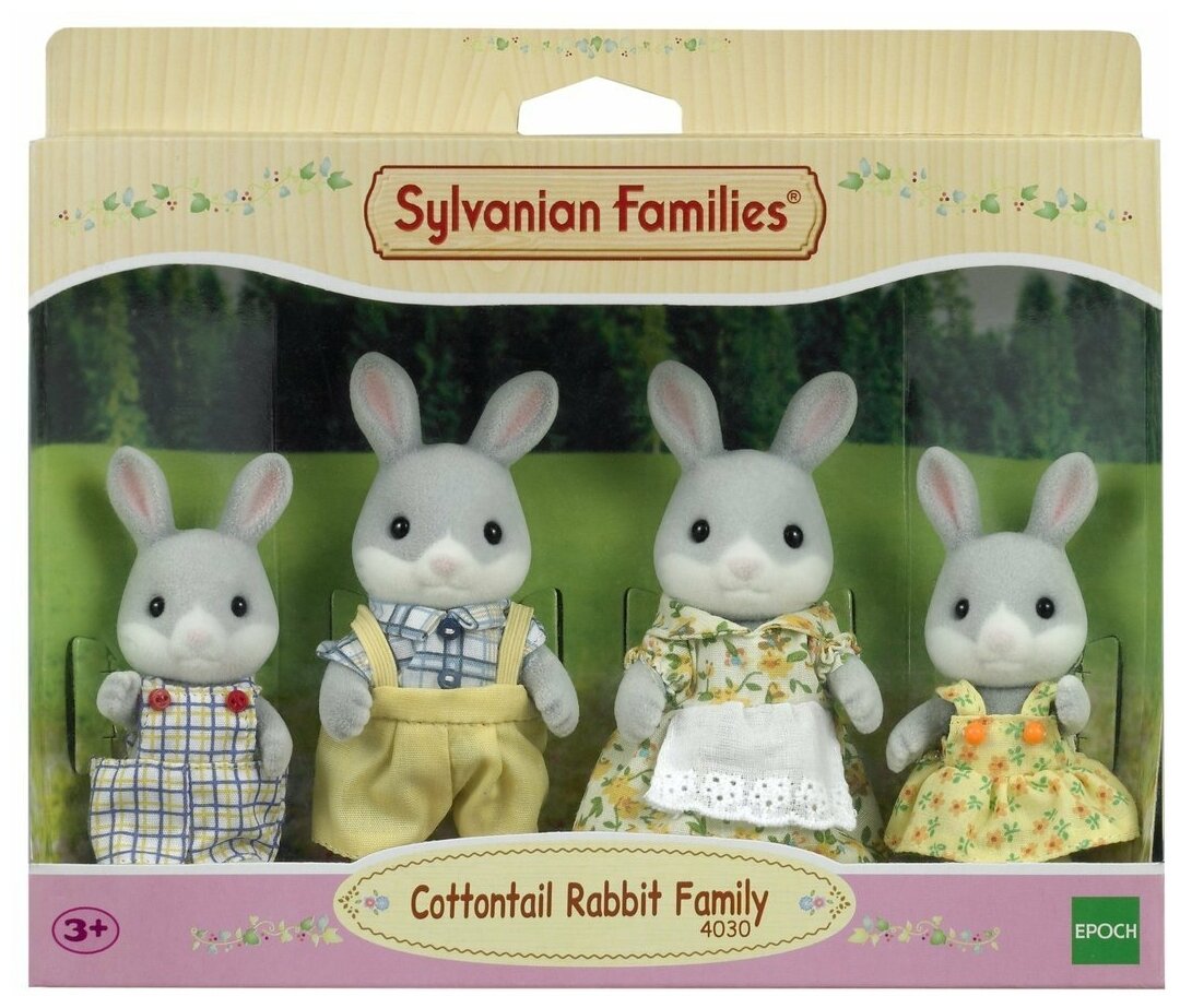 Набор Sylvanian Families Семья Серых Кроликов (4030)