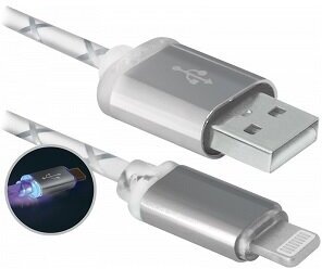 Кабель для Apple Lightning Defender 1м белый (ACH03-03LT)