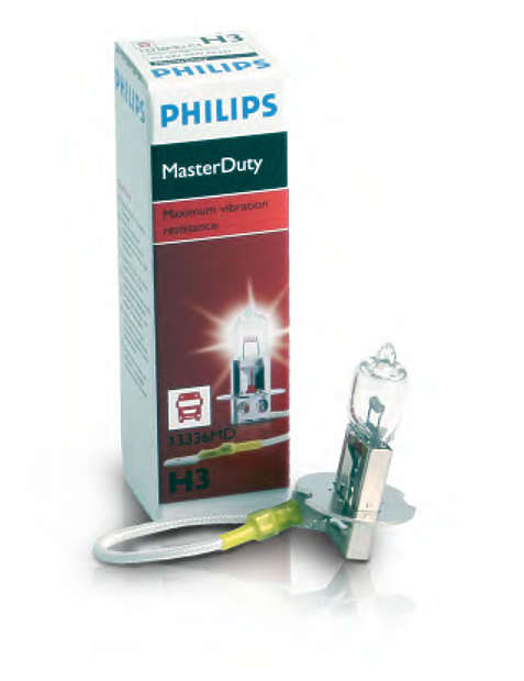 Галогенная лампа Philips MasterDuty H3 24V 70W 3200К - фото №12