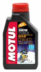 Полусинтетическое моторное масло Motul Snowpower 4T 0W40