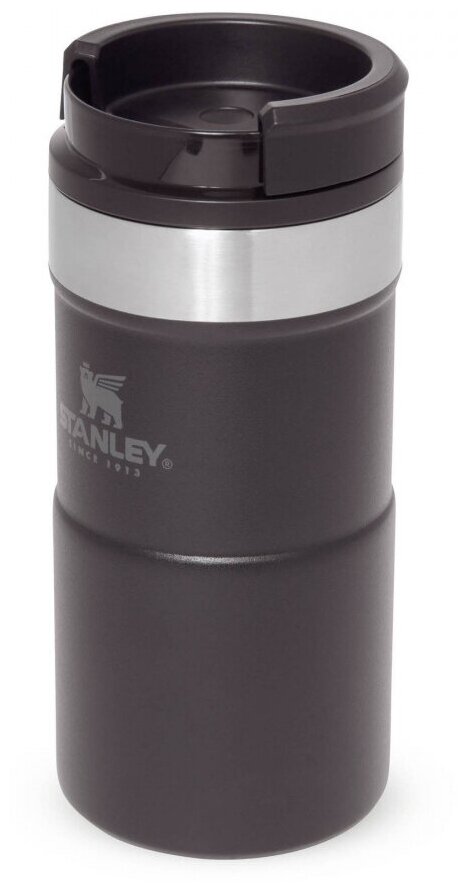Термокружка Stanley Classic Neverleak (0,25 литра), черная - фотография № 9