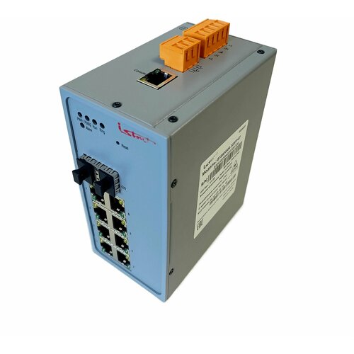 Промышленный управляемый коммутатор Исток ISTSW3000A 2 порта 1001000Base-X SFP 8 портов 10100Base-TX 6578000₽