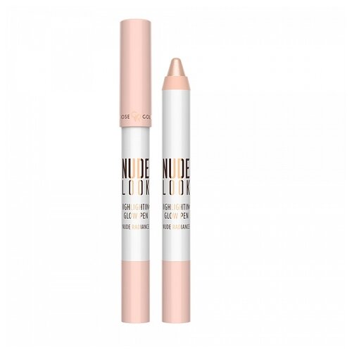 фото Golden rose хайлайтер nude look highlighting glow pen, nude radiance