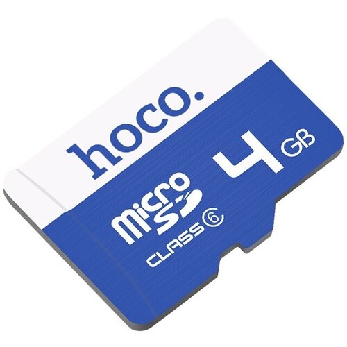 Карта памяти TF HOCO TF high speed, 4GB, темно-синий