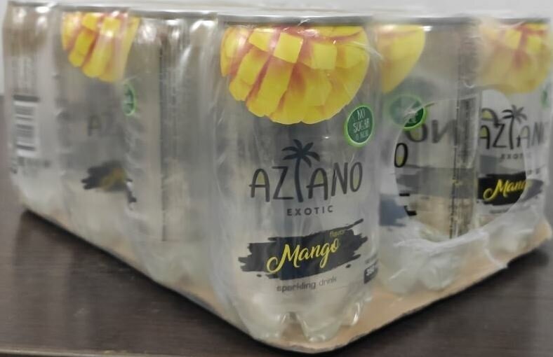 Газированный напиток Aziano Манго 350 мл (Россия) Упаковка 12 шт - фотография № 7
