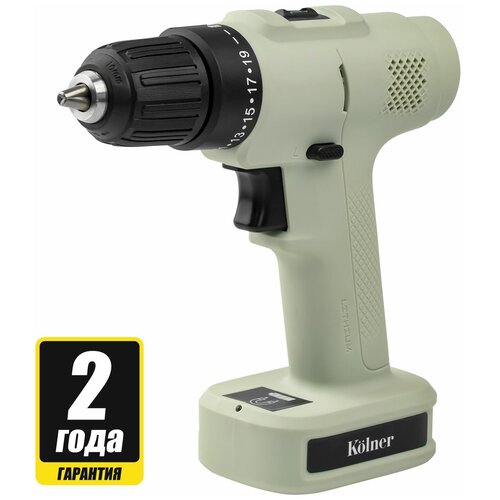 Дрель-шуруповерт аккумуляторная Kolner KCD 12BL 12 В 20 Hm 210000₽