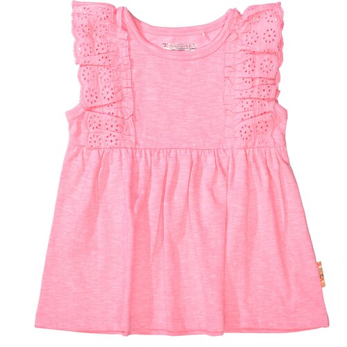 Туника Staccato,  для девочек, без застежки, короткий рукав, размер 92/98, розовый