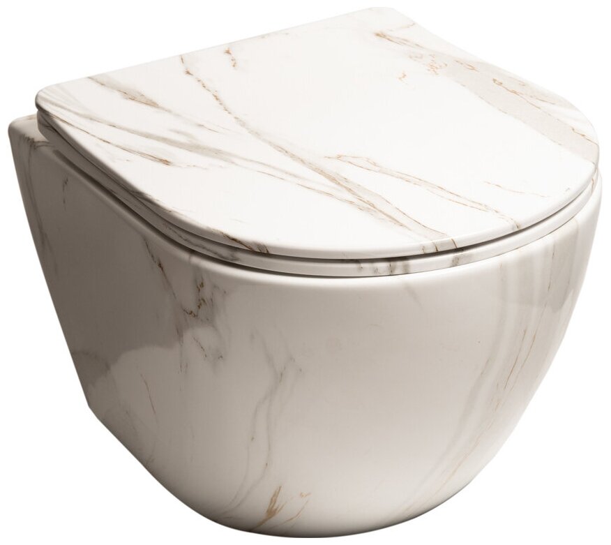 фото Унитаз подвесной SantiLine SL-5005MRB