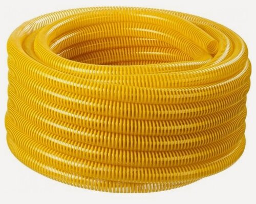 Изображение товара Шланг напорно-всасывающий Зубр со спиралью ПВХ 10 атм, 25мм х 15м, 40327-25-15