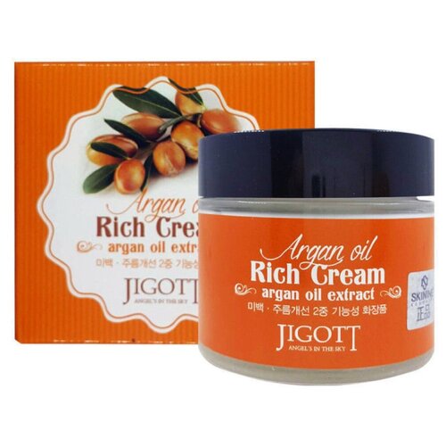 Насыщенный крем для лица с аргановым маслом Jigott Argan Oil Reach Cream