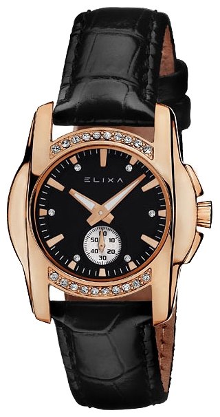 Часы швейцарские наручные женские кварцевые на ремне Elixa E051-L157