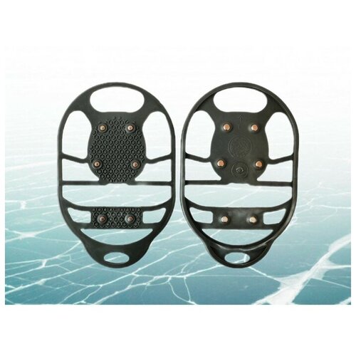 фото Ледоступы на обувь (6 шипов) размер xl (2шт) 250*160мм три кита