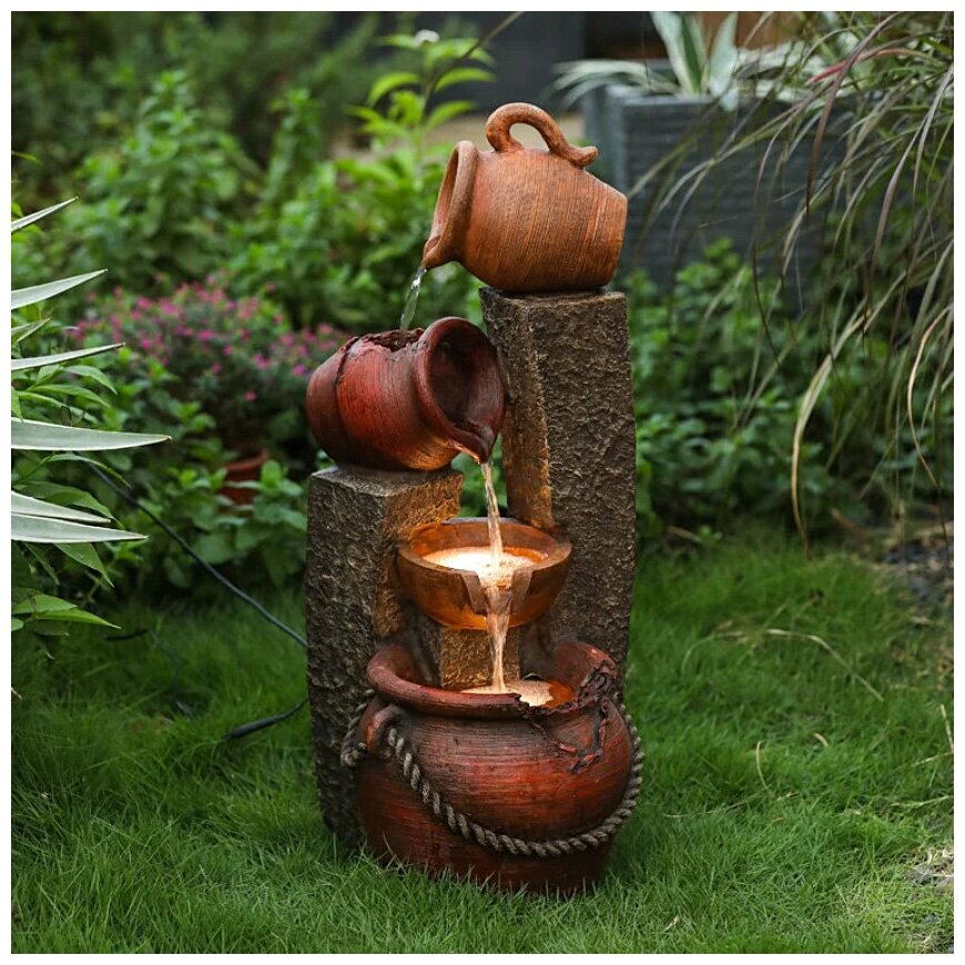 Фонтан с подсветкой 'Каскад Квартет"