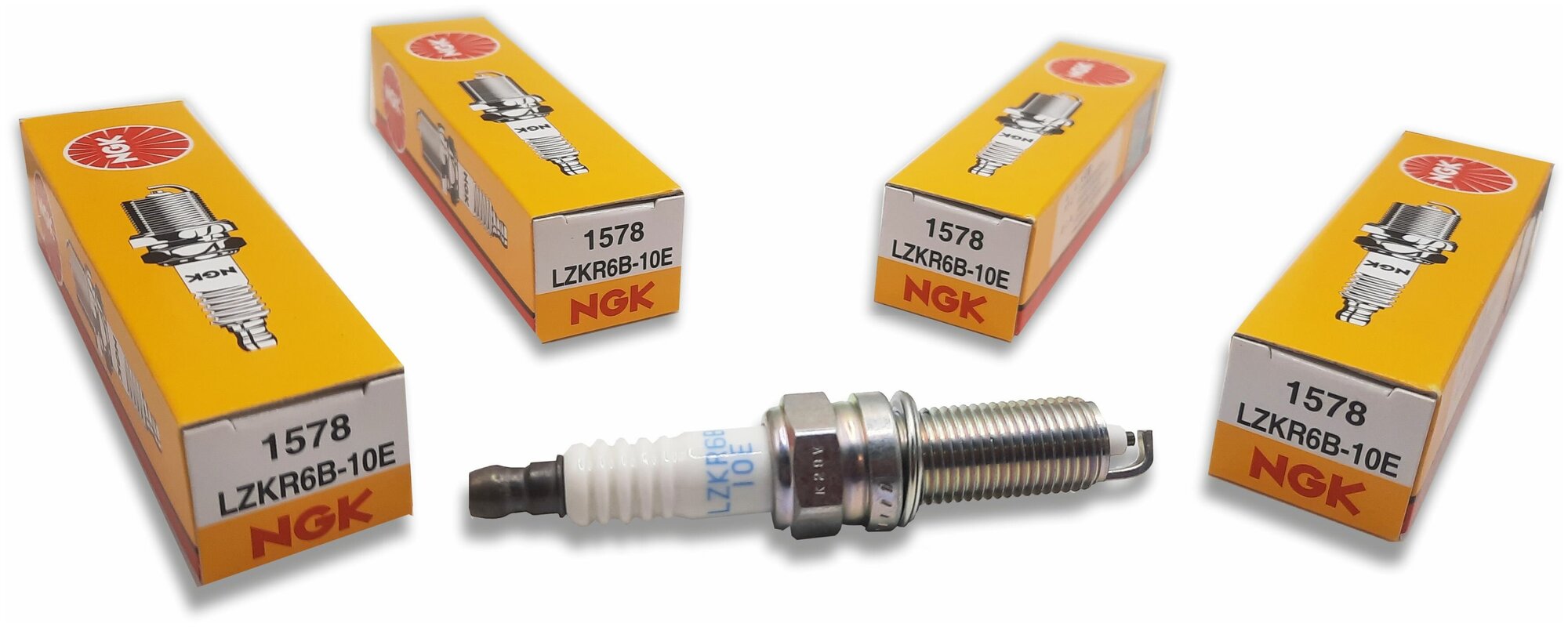 Свеча зажигания NGK 1578 LZKR6B-10E 1 шт.