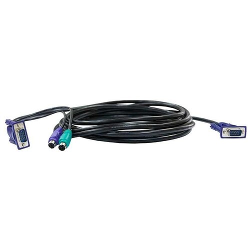 KVM-кабель D-Link DKVM-CB/1.2M/B1A dkvm cb a4a кабель kvm длиной 1 8 м с разъемами vga и ps 2 для dkvm 4k а